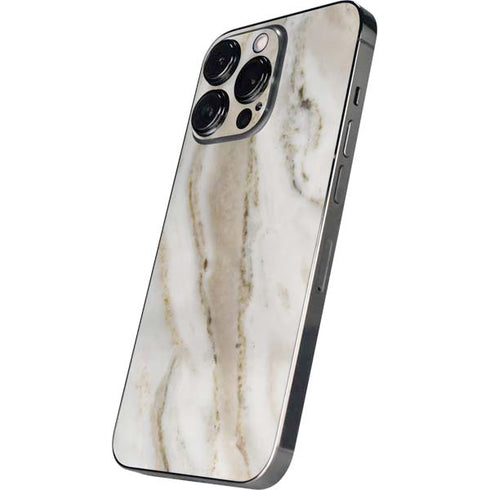 Vanilla Marble iPhone 14 Pro Skin